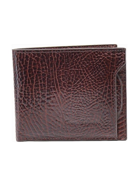 Δερμάτινα 100 Men's Leather Coin Wallet Brown