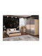 Bedroom Furniture Set 160x200cm 5pcs