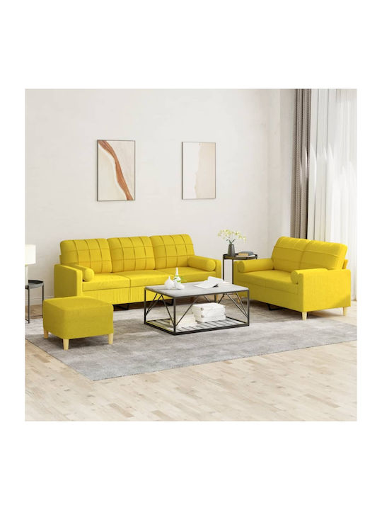 Σετ Σαλονιού 3-Seater & 2-Seater & Stool