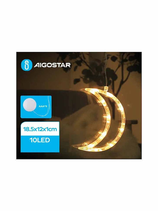 Aigostar Illuminated Christmas Plastic Figure Height 18.5cm