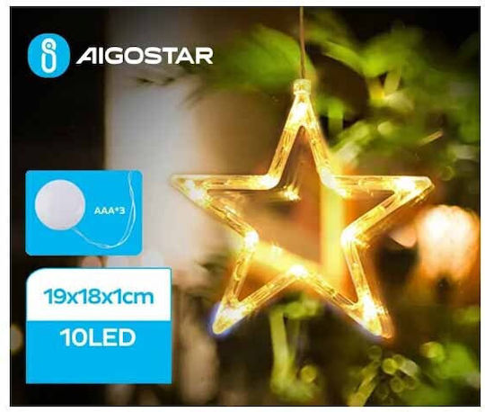 Aigostar Illuminated Christmas Plastic Figure Height 19cm