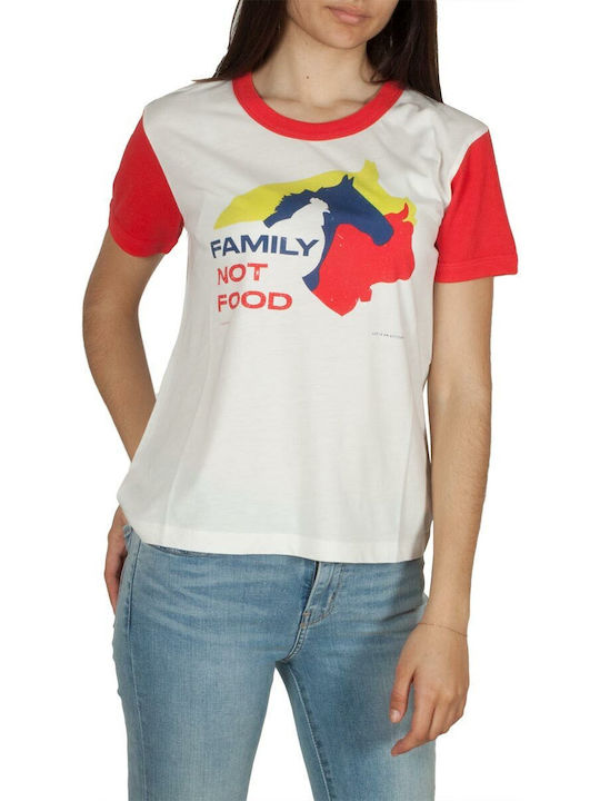 Damen T-Shirt Weiß