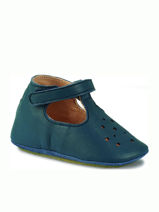 Easy Peasy Baby Hausschuhe Blau Lillop