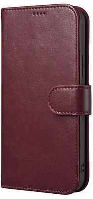iCarer Luxury Leather Series Side-open Back Cover Μεταλλικό Κόκκινο (iPhone 12 miniNokia 5.4)