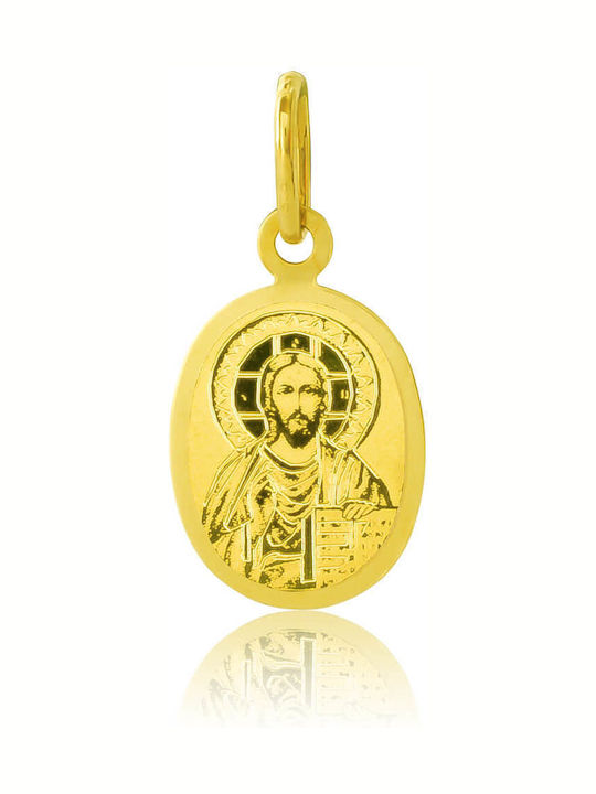 Висулка Детски Талисман с Исус Христос от Злато 14K 49225