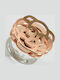 Visetti Damen Ring aus Stahl Vergoldet
