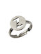 Rumnvnty Damen Ring aus Stahl