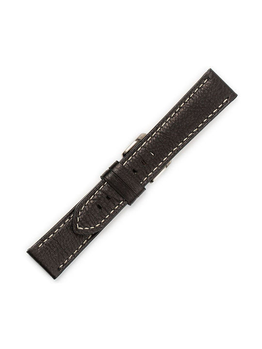 Leather Strap Black 18mm