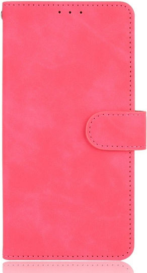Solid Color Skin Feel Книга Пластмаса Фуксия (Alcatel 1S 2021)