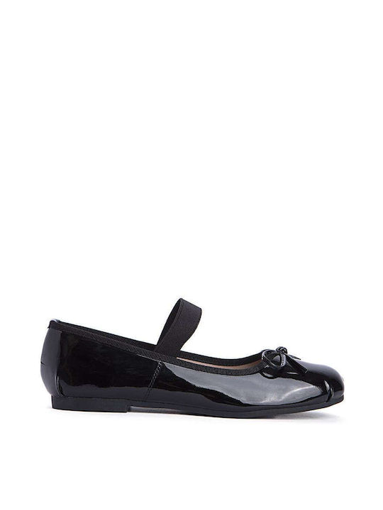 Keep Fred Patent Leather Ballerinas Black