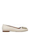 Leather Ballerinas White