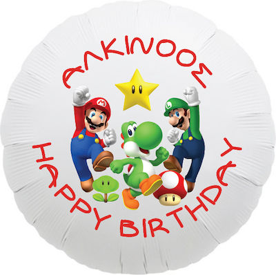 Balloon Foil Super Mario 43cm