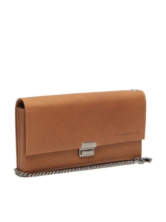 Brand Leather Men's Wallet Classic Tabac Brown