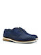 Men's Leather Casual Shoes Blue