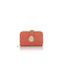 David Polo Small Women's Wallet Coins Orange