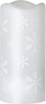 Emos Christmas White Battery Candle