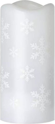 Emos Christmas White Battery Candle