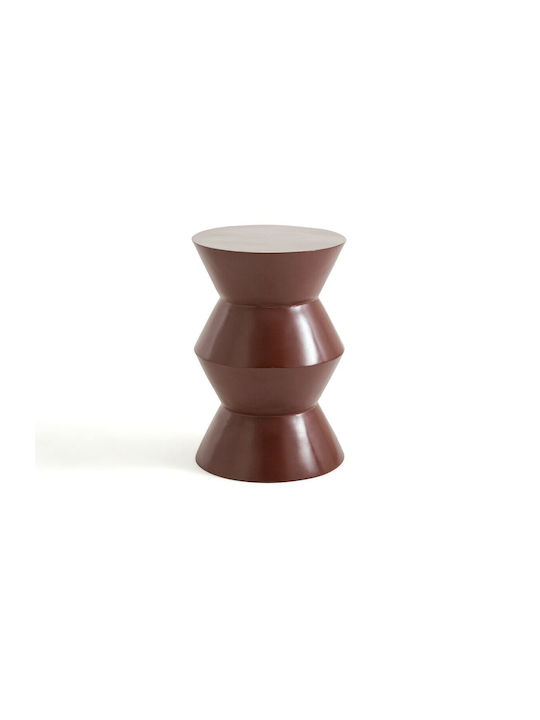 Round Side Table from Solid Wood Mango wood L30...