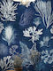 Wallpaper Navy Blue L300xW300cm