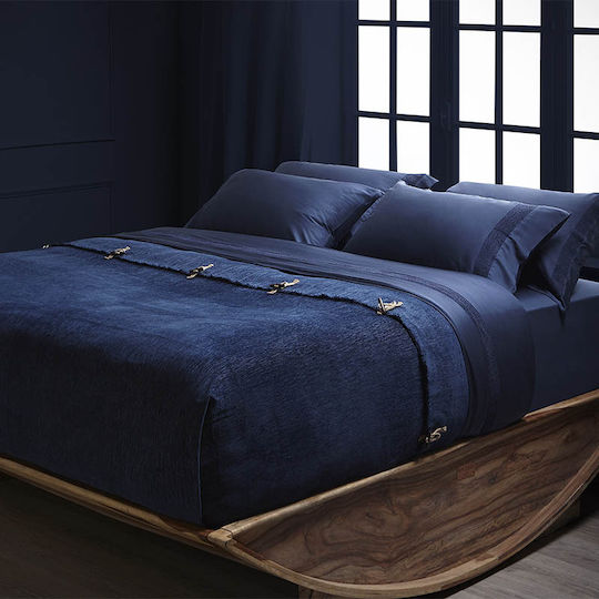 Hauz Extra-dublă 240x250cm Albastru