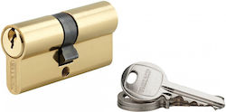 Thirard Lock Cylinder 85mm (35-50) with 3 Keys Gold