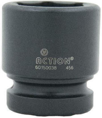 Action Socket Pneumatic Hex with Square Drive 3/4" Diameter 34mm