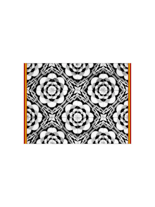 Retro Σουπλά Πλαστικό Πολύχρωμο 40x30cm