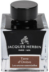 Jacques Herbin Replacement Ink for Fountain Pen Brown 50ml