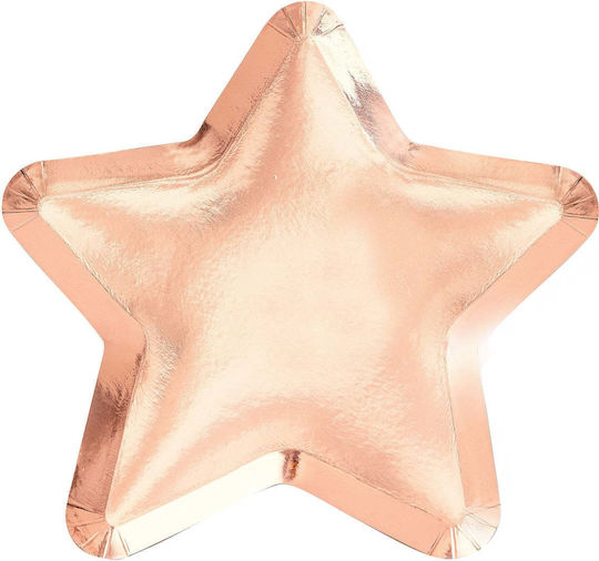 Ginger Ray Plate with Stars 8 Pieces Ginger Ray Plate with Stars 8 Pieces