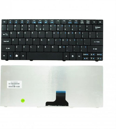 Qoltec Laptop Keyboard for Acer without Frame in Black Color 7553