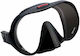 Hollis Black Silicone Diving Mask