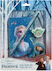 Disney Frozen Παιδικό Σετ Γραφικής Ύλης με Μολύβι, Ξύστρα, Γόμα και Χάρακα 5τμχ
