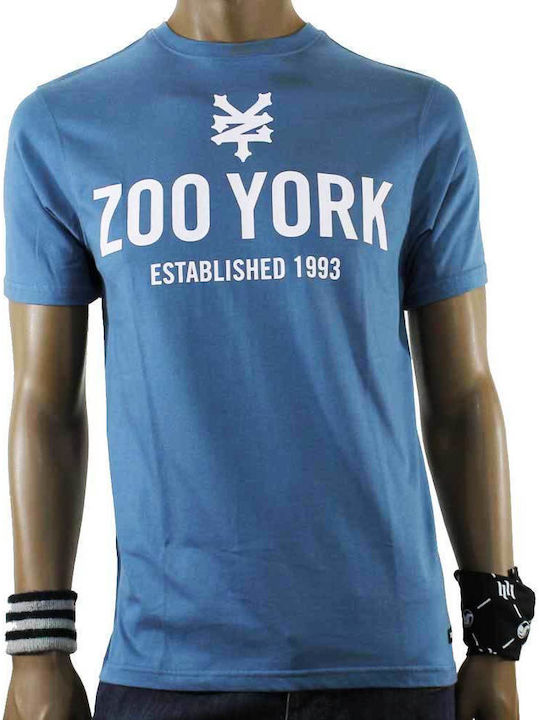 Zoo York T-shirt Bărbătesc cu Mânecă Scurtă Albastru