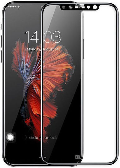 Benks 3D Vollflächig gehärtetes Glas Schwarz (iPhone 11 Pro)