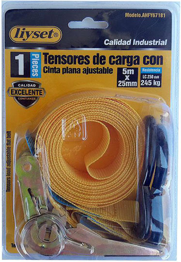Liyset Curea 500x2.5cm cu curele de bagaje auto 1buc