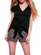 Sensis Summer Women's Pyjama Set Black