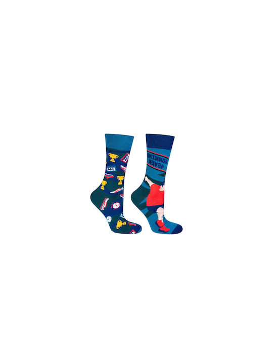 Soxo Patterned Socks Blue