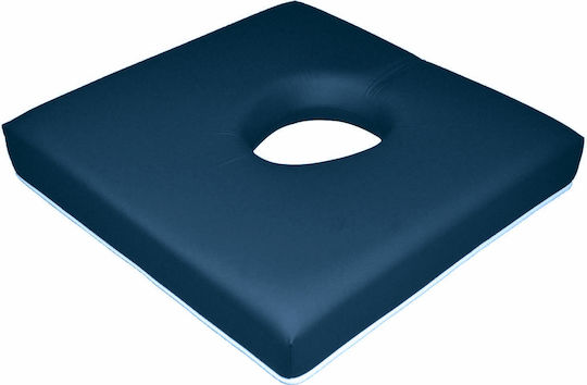 Orthia Μαξιλάρι Καθίσματος για Κόκκυγα με Οπή 40x40x7cm σε Μπλε χρώμα 2401903