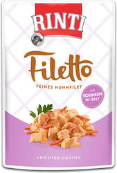 Rinti Filetto Nassfutter Hunde in Beutel mit Hu...