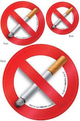 i-Sima Sign Sticker PVC "Prohibition of Smoking " 12x12cm 3pcs
