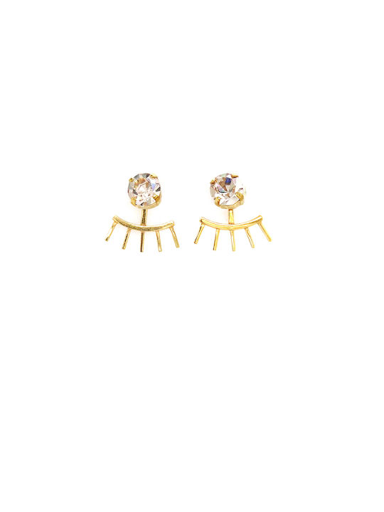 LifeLikes Earrings Gold Plated with Stones