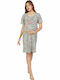 Vienetta Secret Nightgown Gray