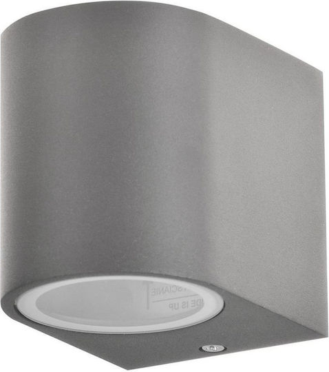 Polux Wandmontiertes Außen-Spotlight GU10 IP44 9.2x6.7x8εκ.