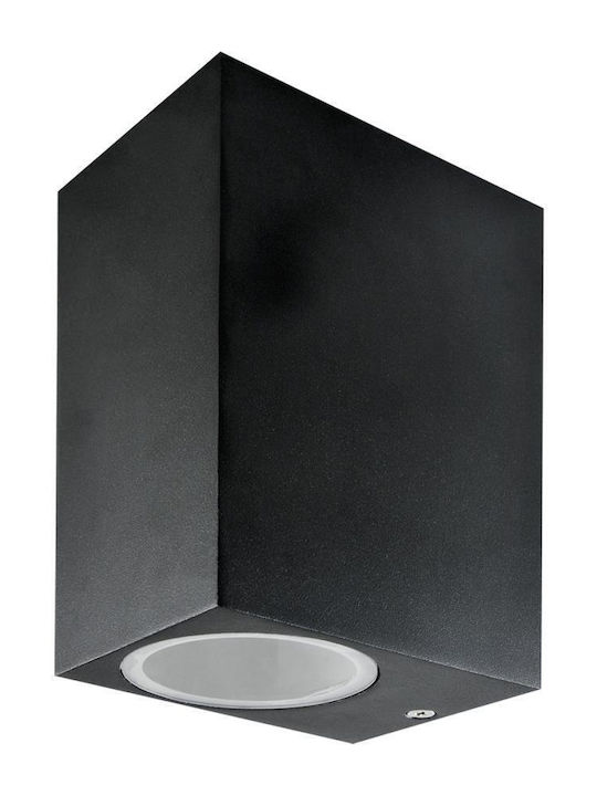 Polux Wall-Mounted Outdoor Spot Light GU10 IP44 9.2x6.7x15εκ.