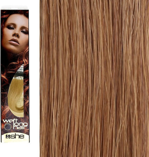 She Hairpieces with Natural Hair in Blonde Color 12 55cm Weft Long Hair No. 12