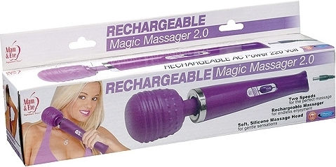International Aparat de masaj "magic Massager" Vibrator Masaj Violet