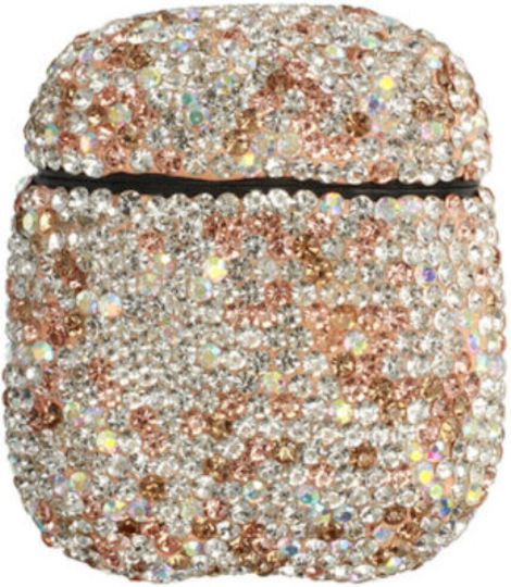 Diamonds 1/2 Hülle in Gold Farbe für Apple AirPods 1 / AirPods 2