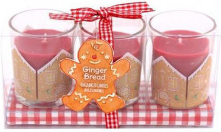 Χριστоулгенски свещи и свещници Свещ Gingerbread 6см.