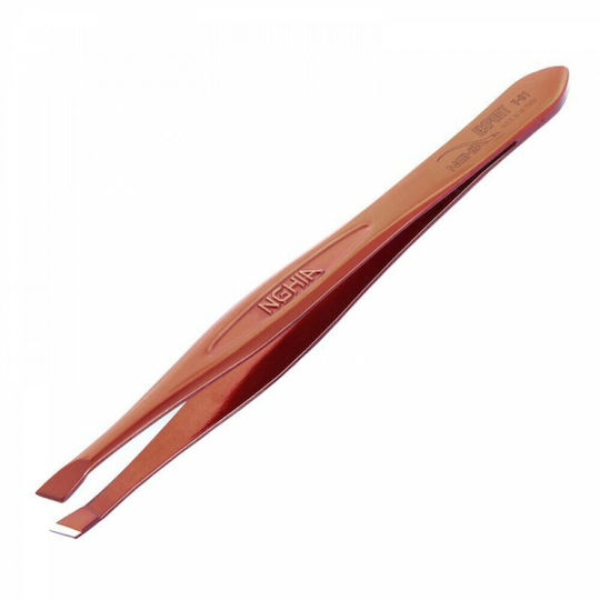 Nghia Eyebrow Tweezer with Slanted Nose Nghia Export Tweet T-01 Brown