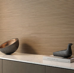 Argenta Ceramica Marlen Slat Nut Fliese Wand Innenbereich 120x40cm Braun